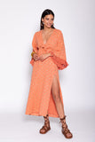 Sundress SERAPHINE LONG DRESS DUBAI TERRACOTTA