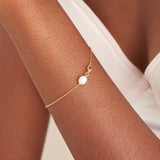 Ania Haie Armband Gold Pearl Link Chain Bracelet