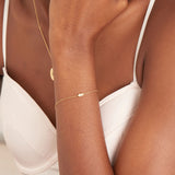Ania Haie Armband Gold Sparkle Emblem Chain Bracelet