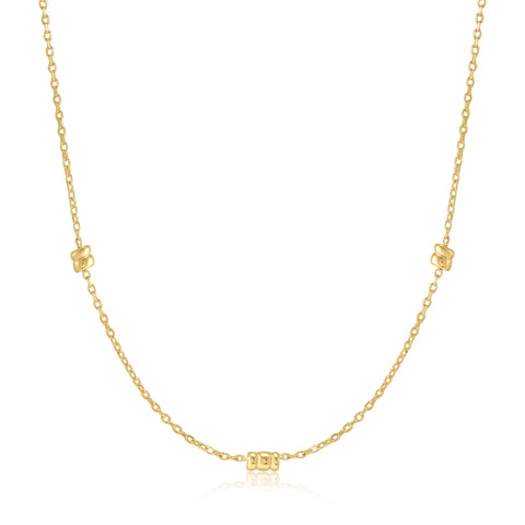 Halsketting Ania Haie Gold Smooth Twist Chain Necklace