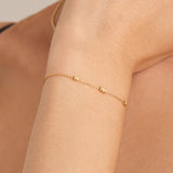Armband Ania Haie Gold Smooth Twist Chain Bracelet
