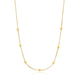 Ania Haie halsketting modern beaded necklace gold