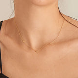 Halsketting Ania Haie Gold Smooth Twist Chain Necklace